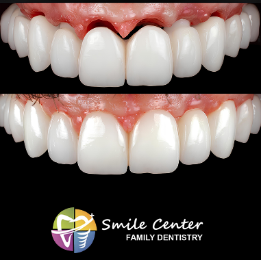 Porcelain Implant Bridge